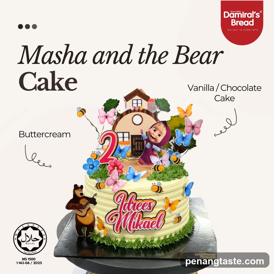 Masha and the Bear Cake