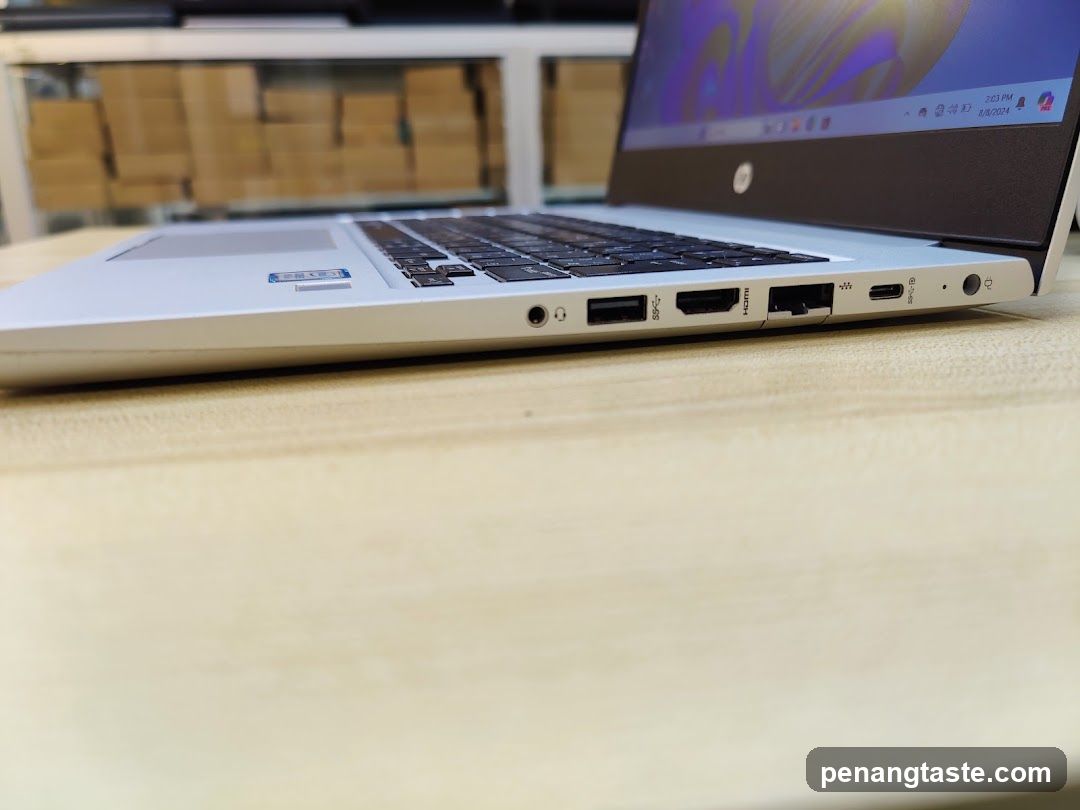 HP Laptop Side Ports