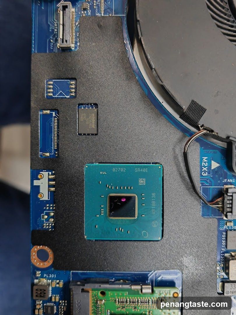 Laptop Motherboard with CPU Socket