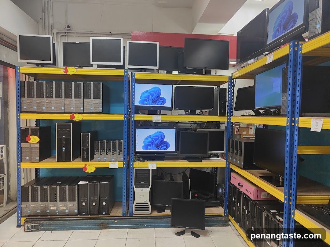 Computer Hardware Store Interior