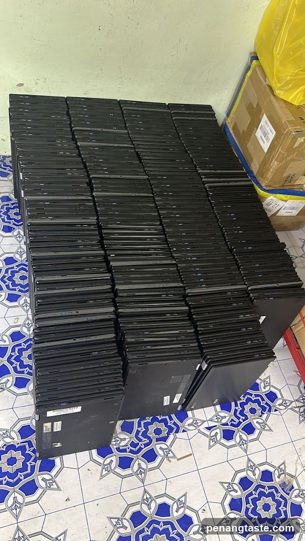 Stack of Black Electronic Devices