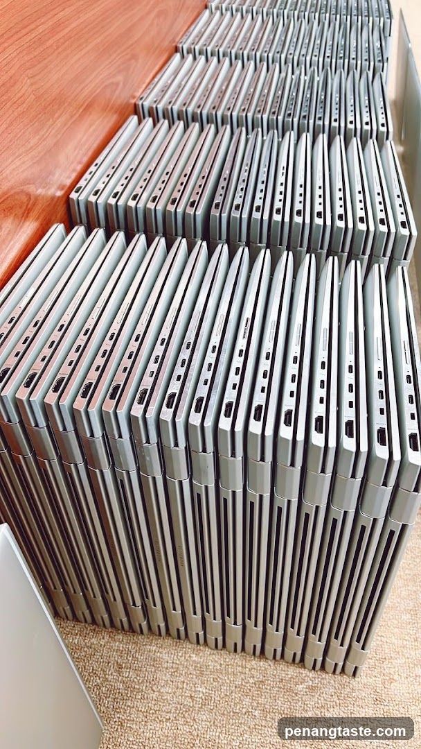 Stack of Laptops