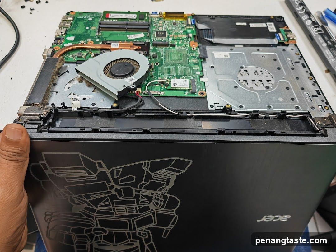 Acer Laptop Internal Components