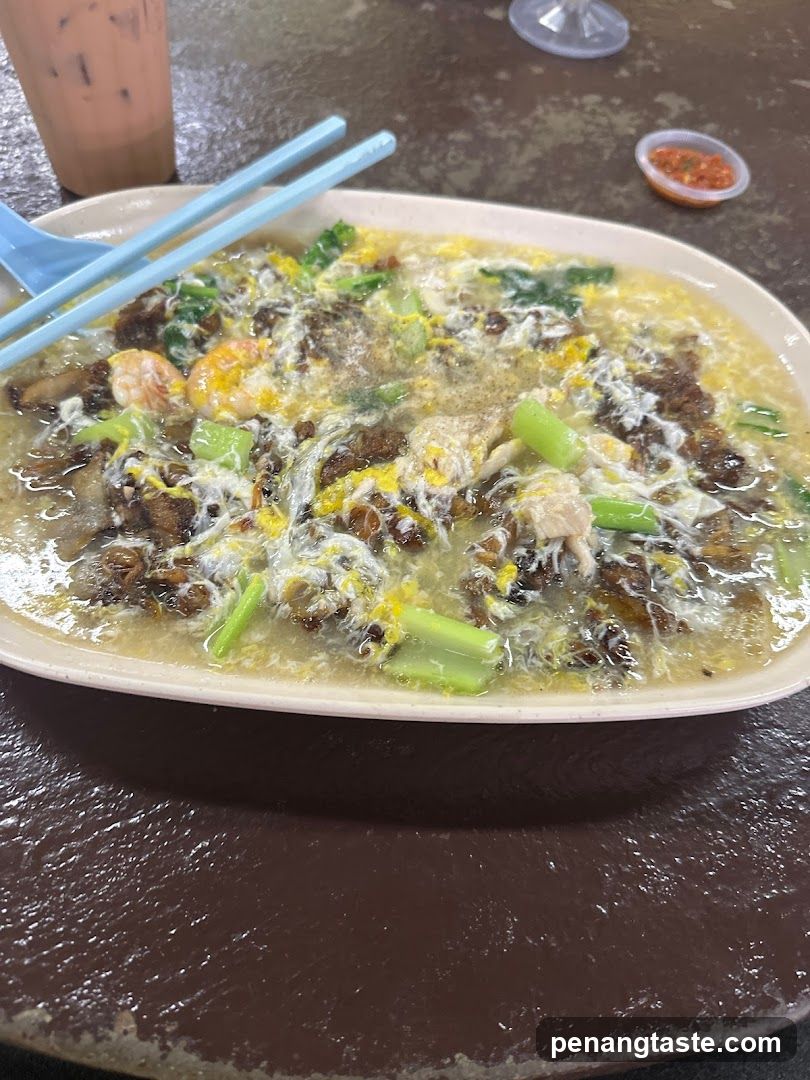 Dish with Shrimp and Egg