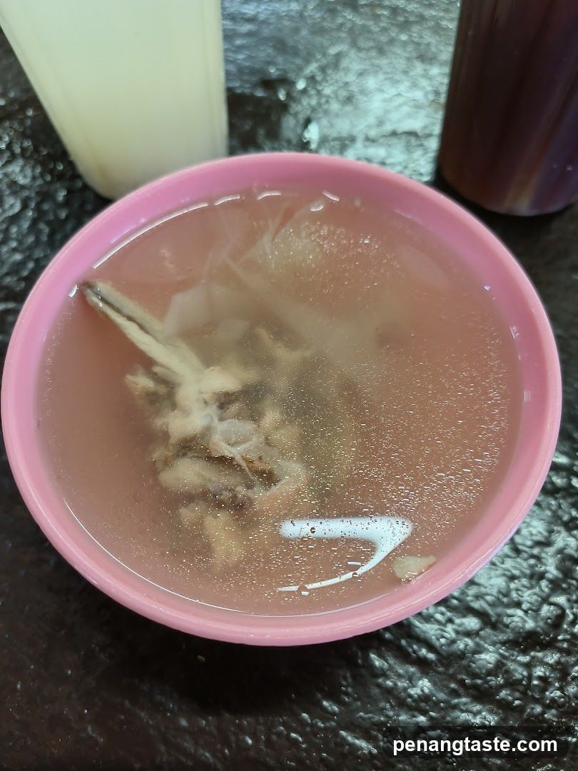 Bowl of Soup with Drink