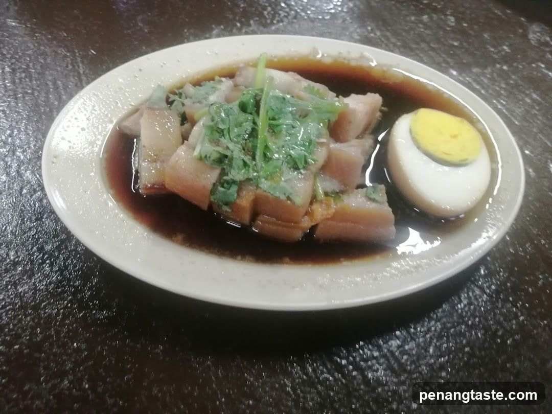 Dish with Pork and Boiled Egg