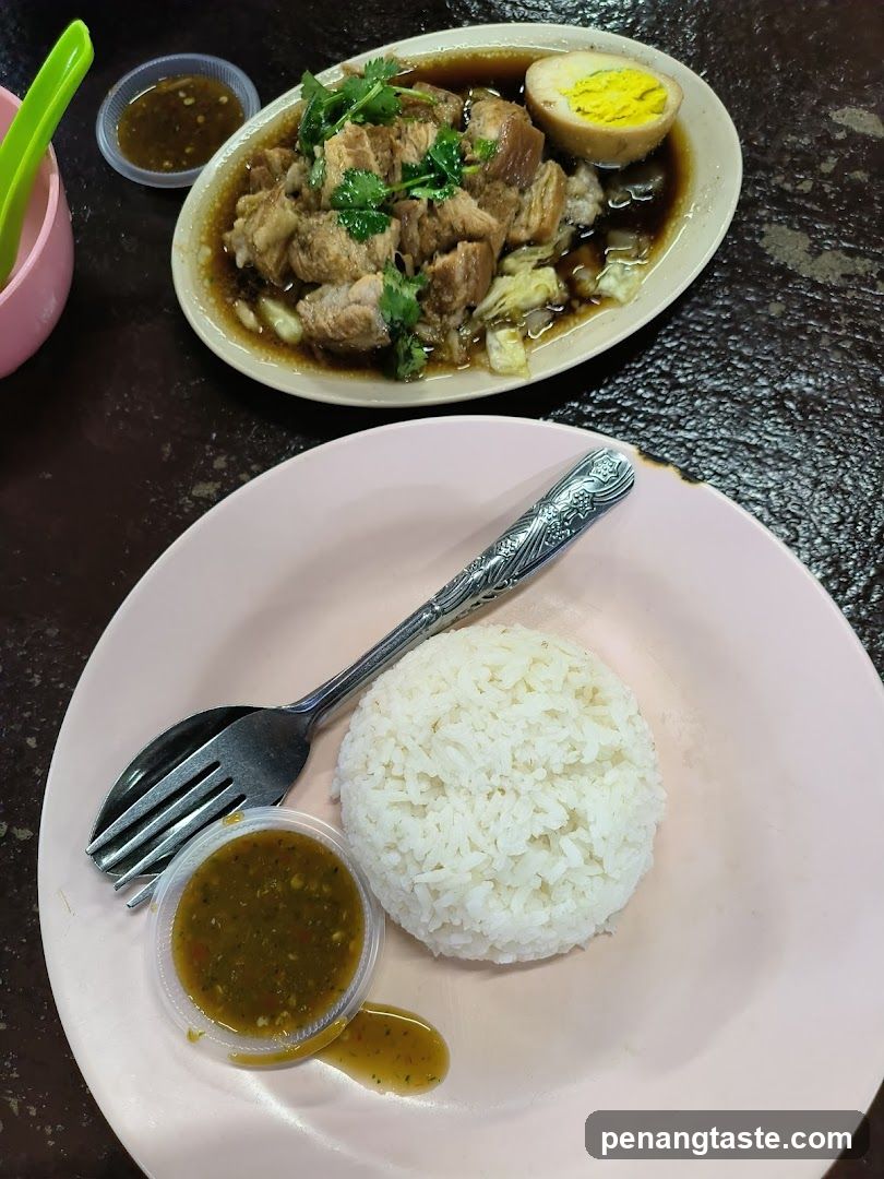 Rice and Meat Dish with Sauce