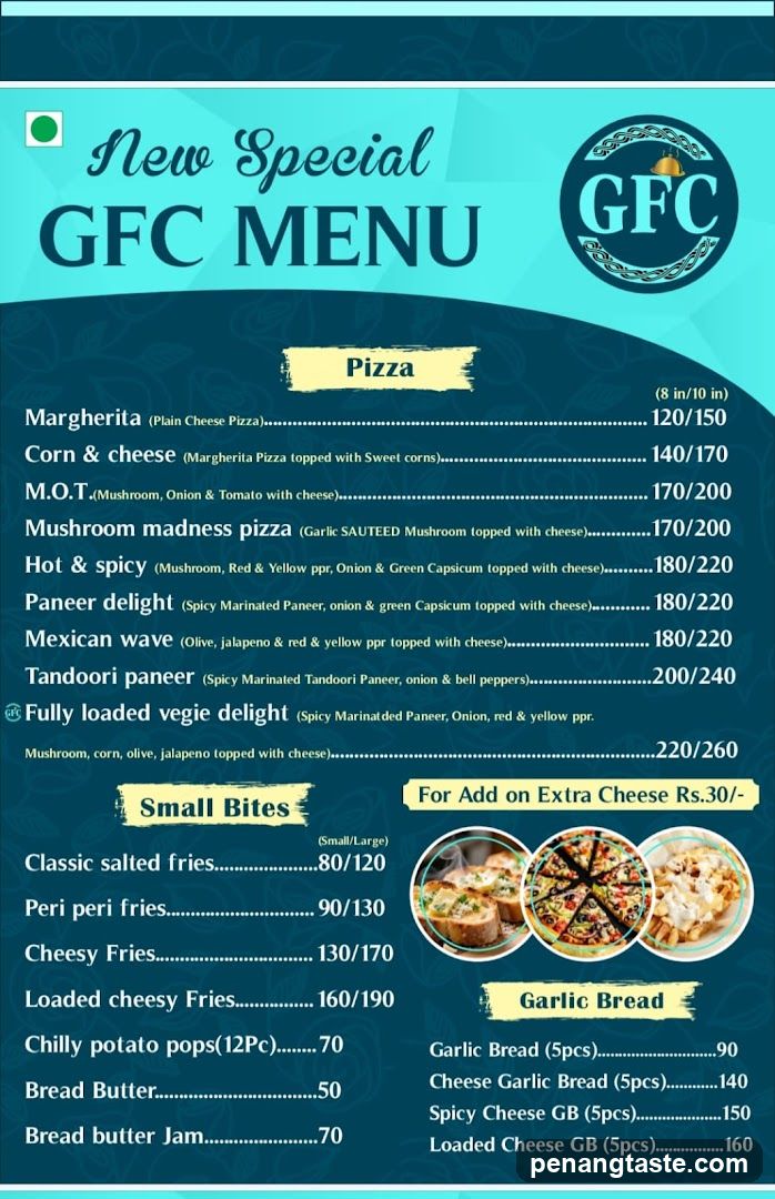 New Special GFC Menu