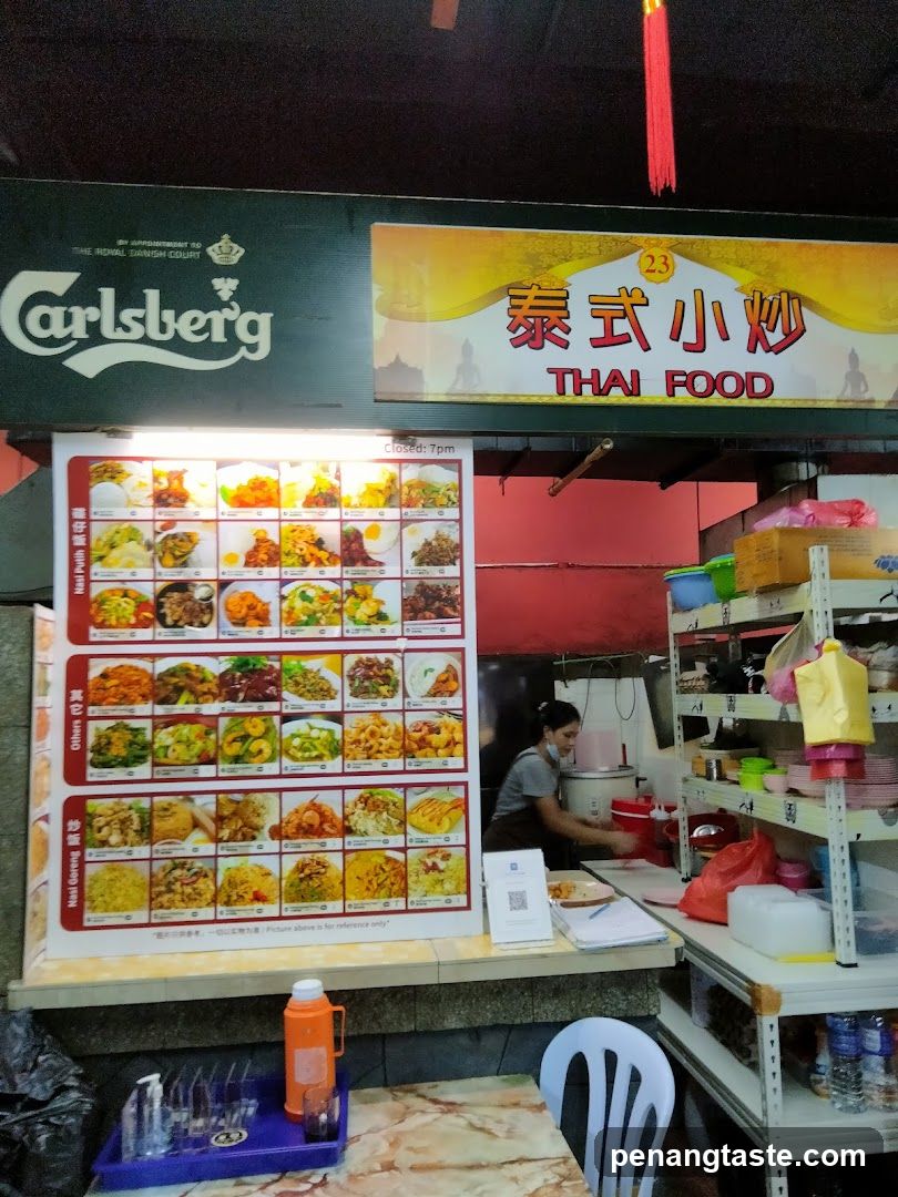 Thai Food Stall Interior