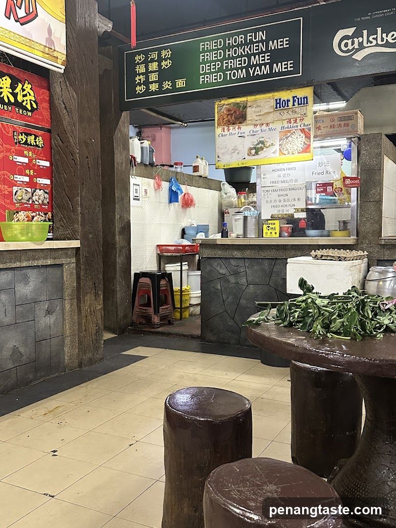 Food Stall Interior View
