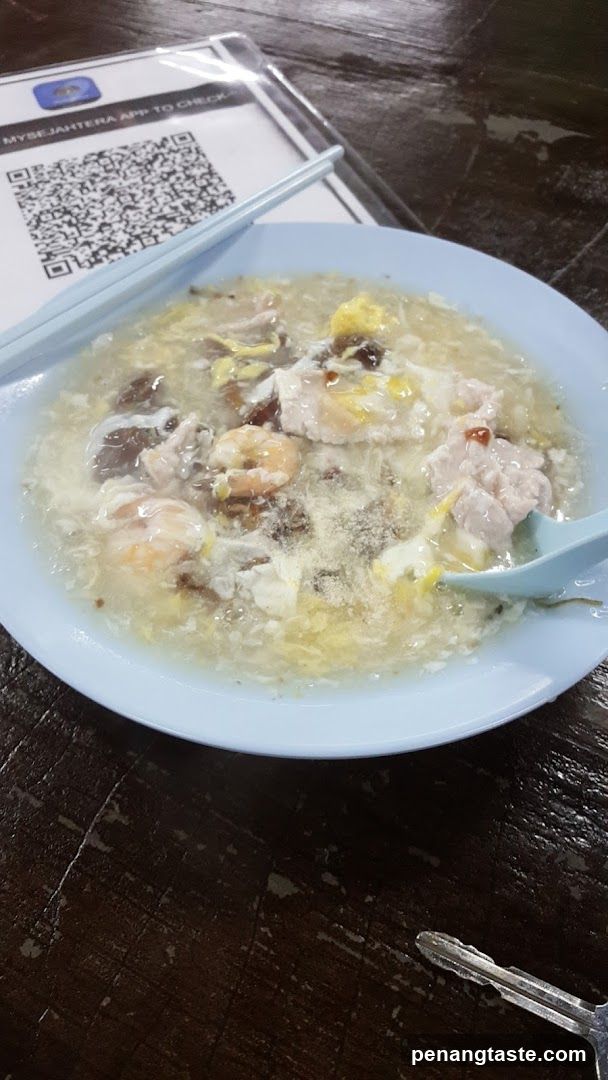 Congee with toppings