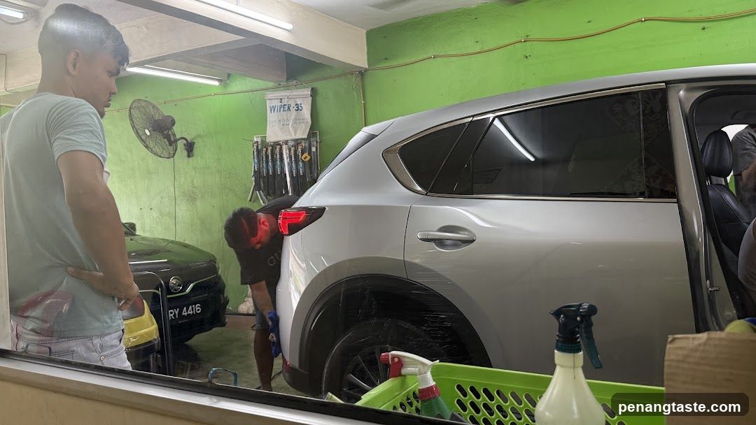 Car Detailing Shop Interior