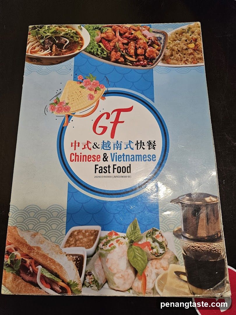 Chinese & Vietnamese Fast Food Menu