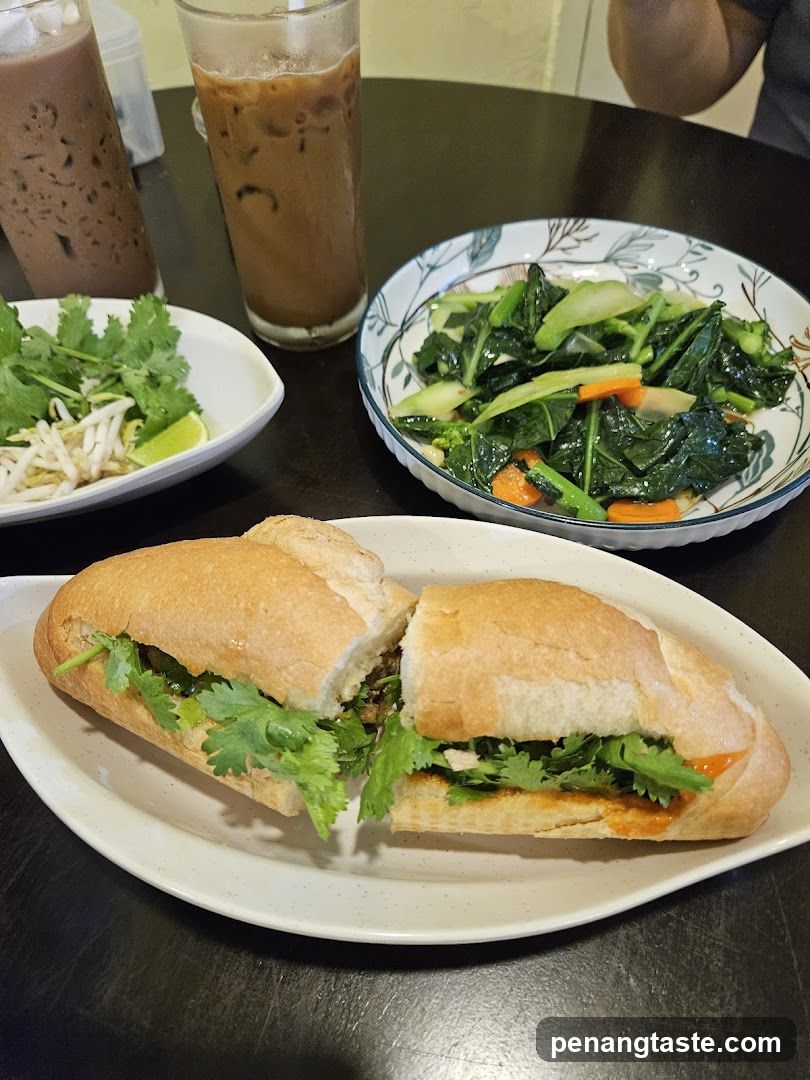 Vietnamese Sandwich and Side Dishes