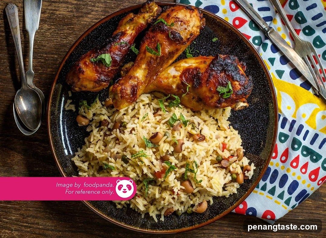 Grilled Chicken with Rice and Beans