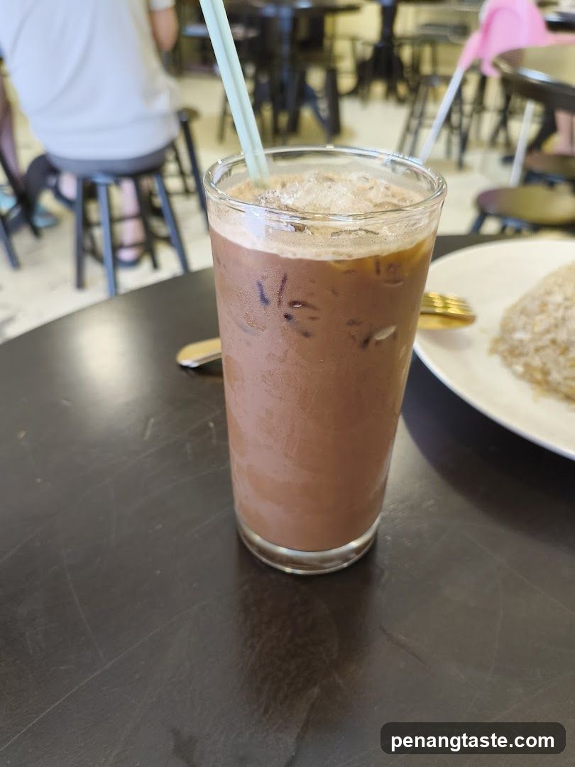Iced Coffee Drink at Cafe