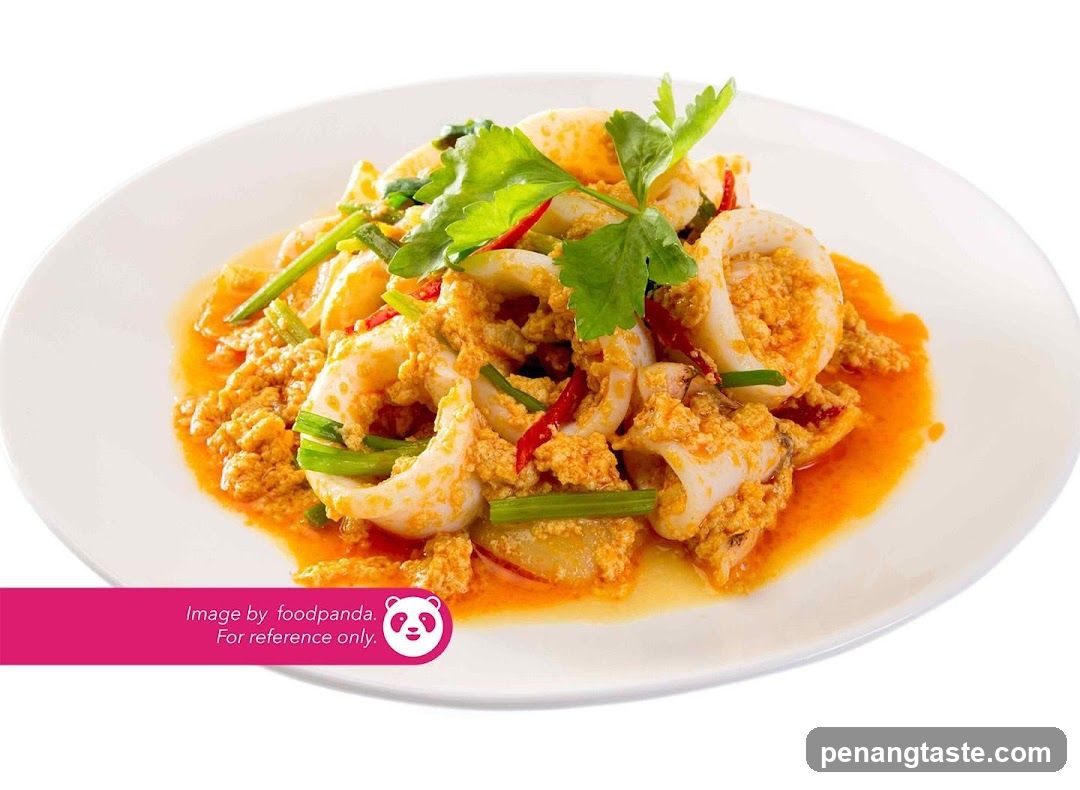 Squid Stir-fry with Curry Paste
