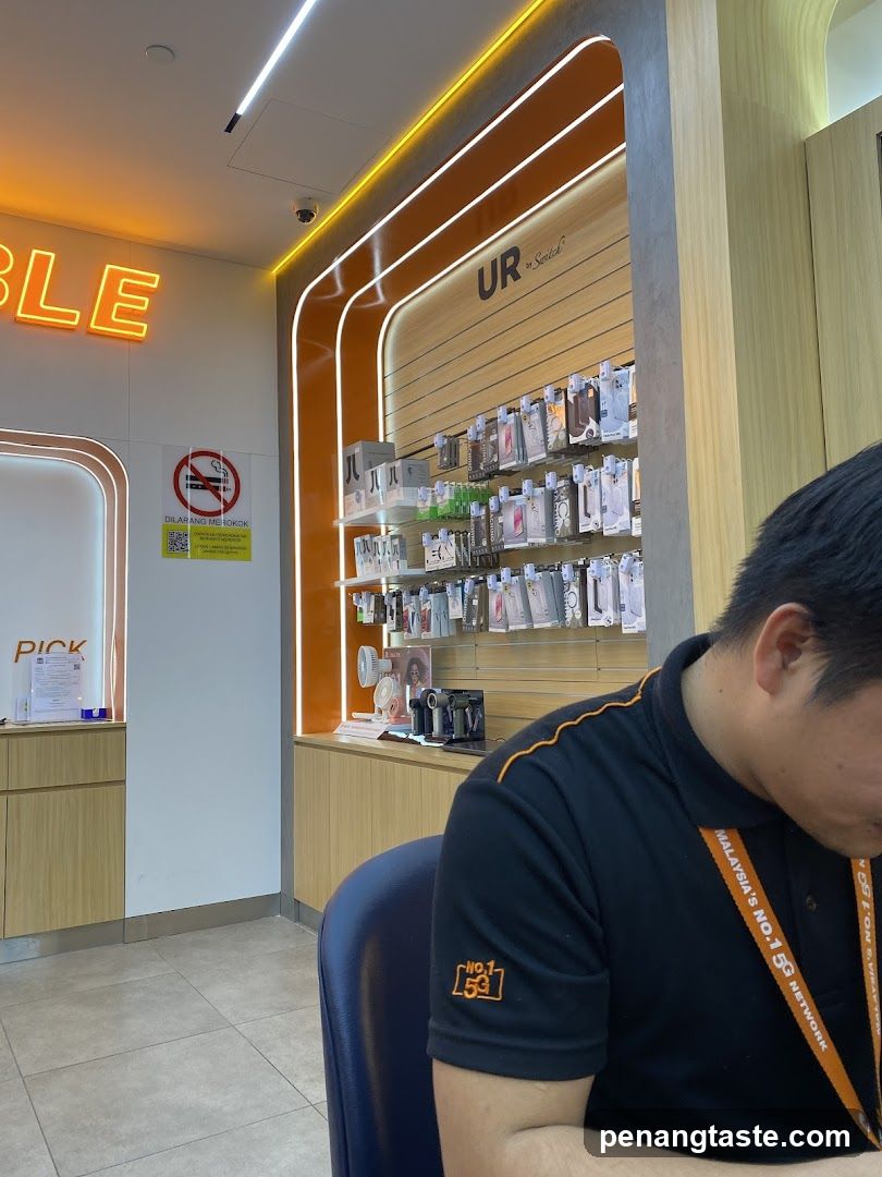 Store Interior with Product Display and Staff