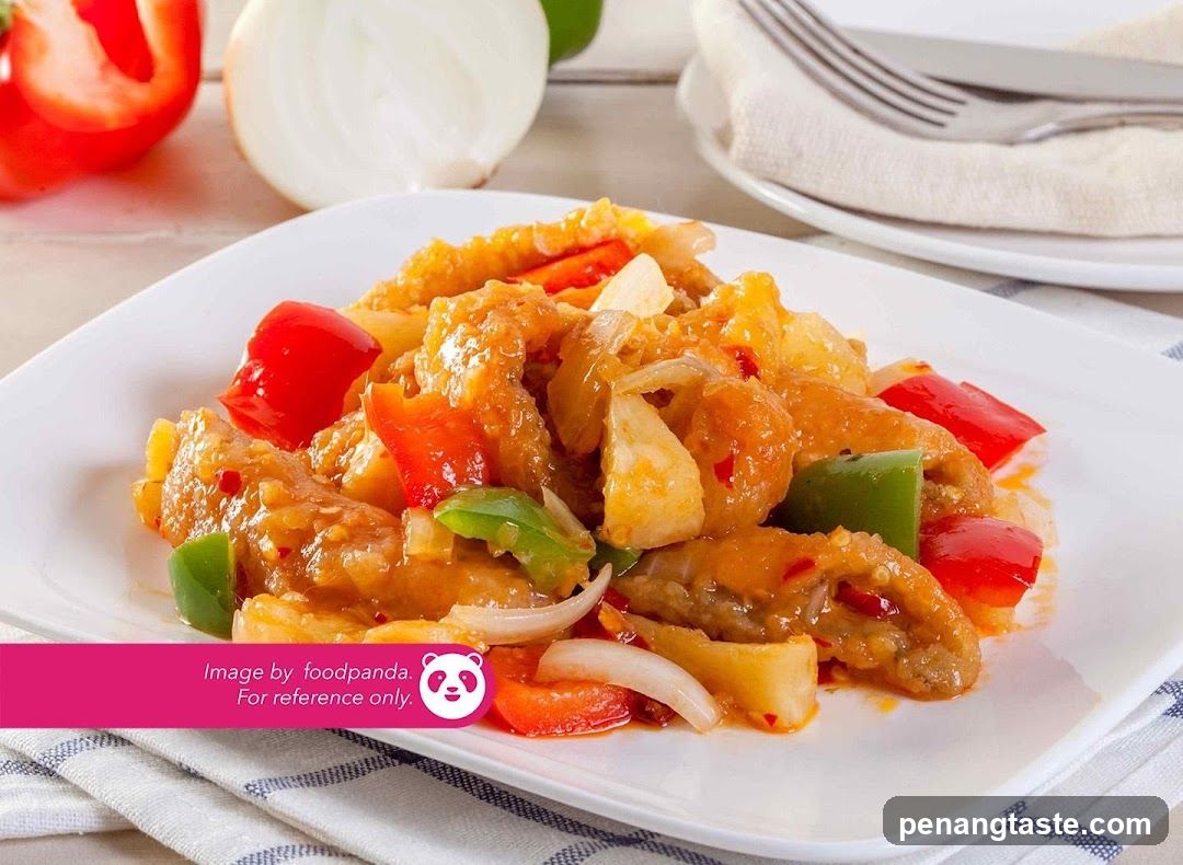 Stir-fried Chicken with Peppers and Onions
