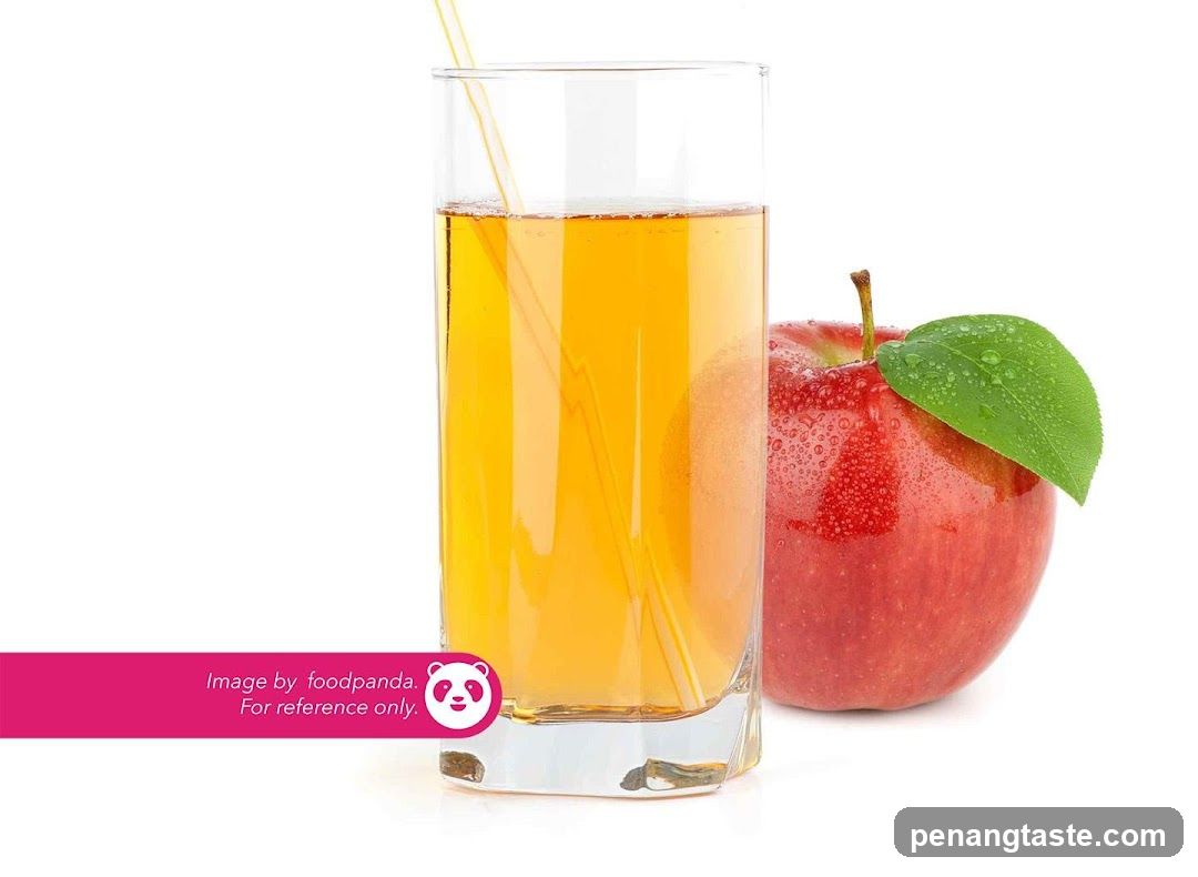 Apple Juice with Fresh Apple