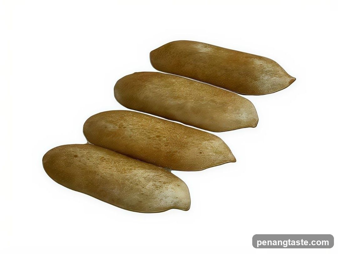 Four brown seed pods