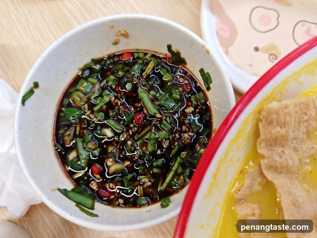 Dipping Sauce Bowl with Food
