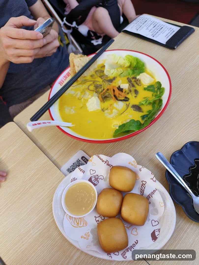 Lunch at a casual eatery