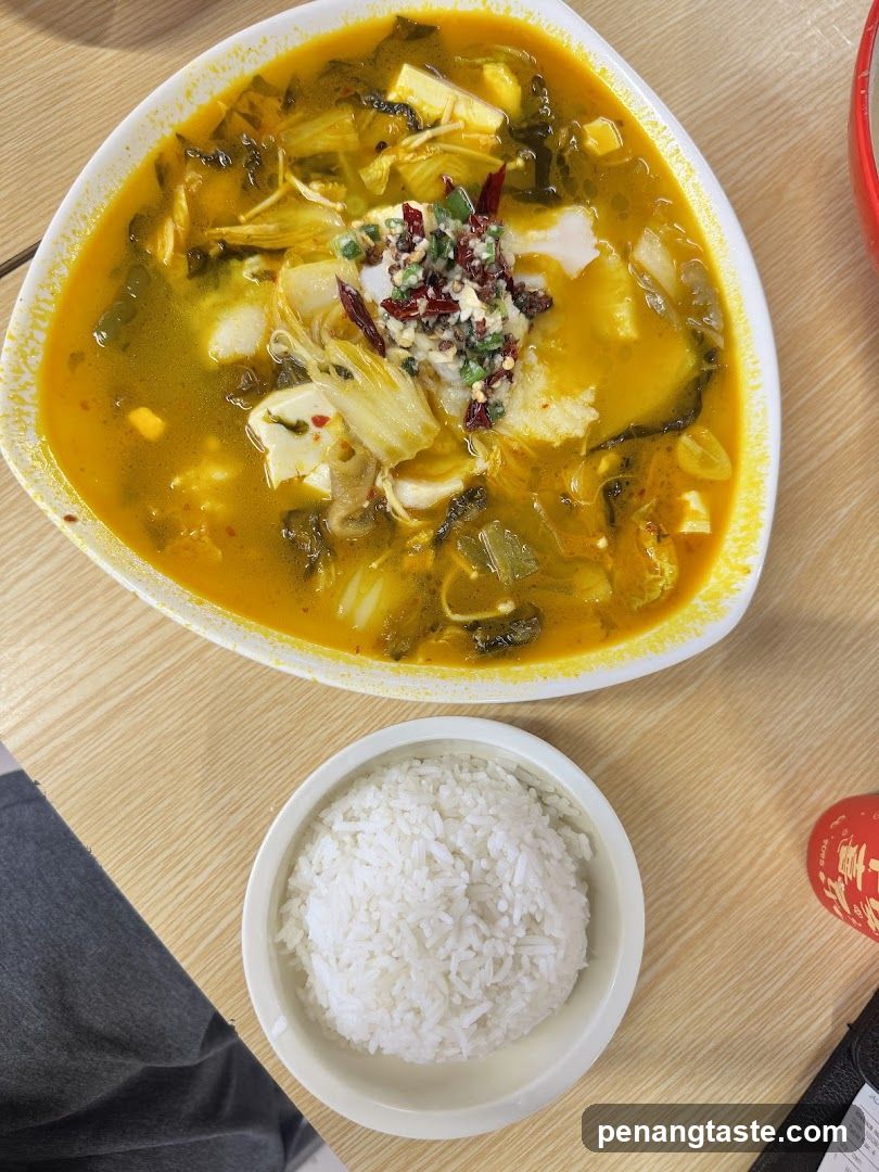 Spicy Fish Soup with Rice
