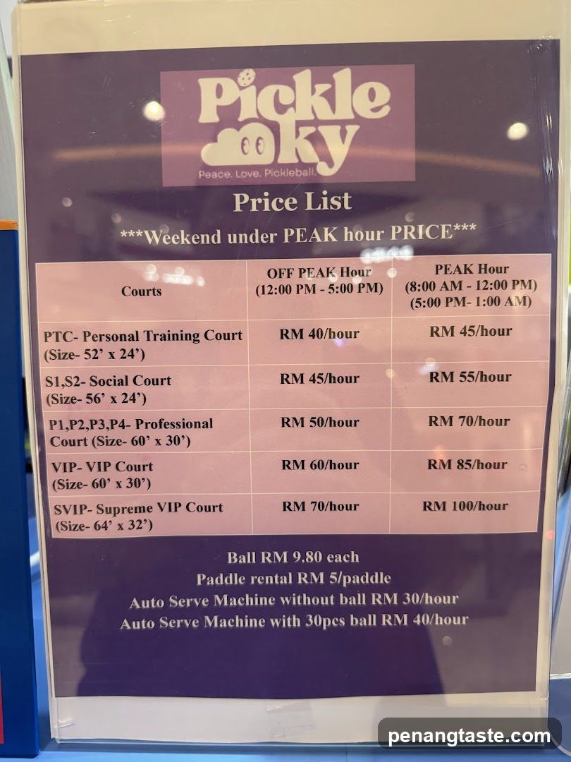 Pickle Oky Price List