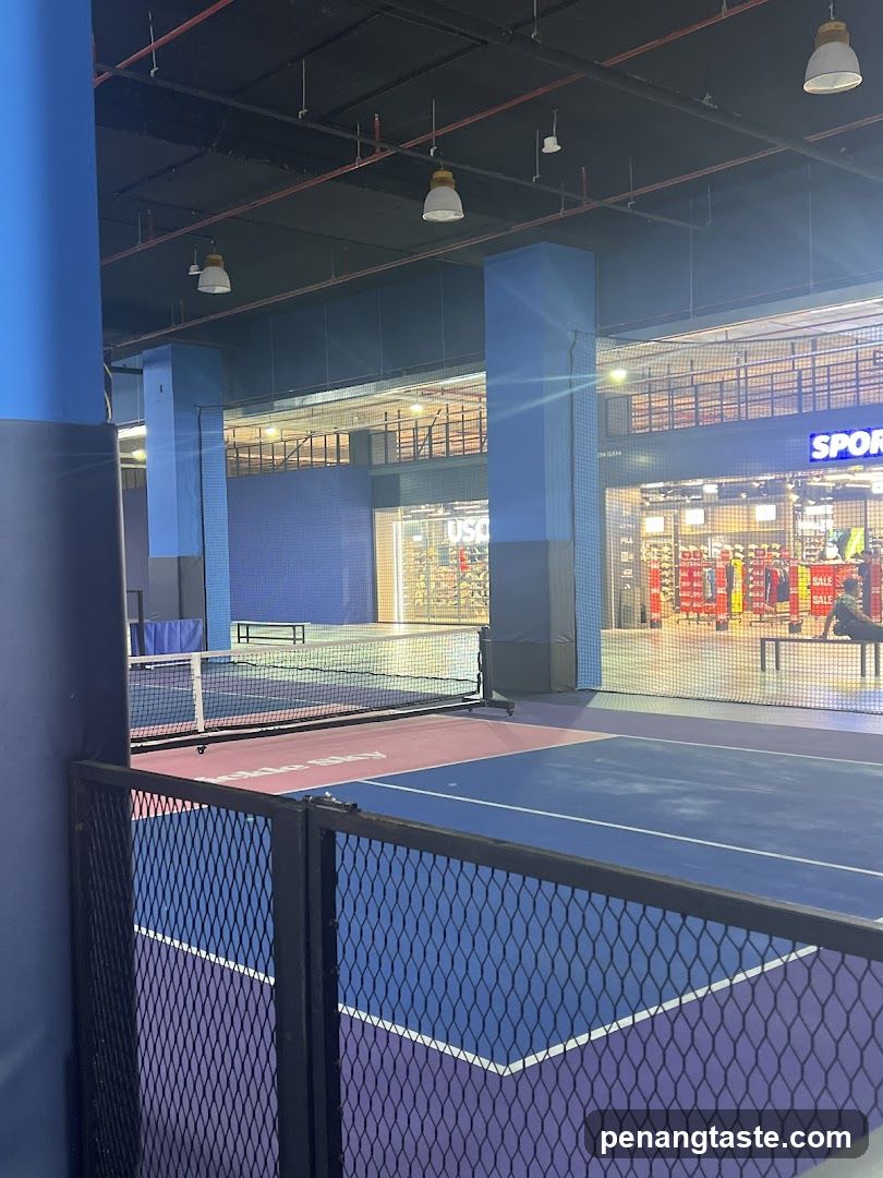 Indoor Sports Court with Storefront
