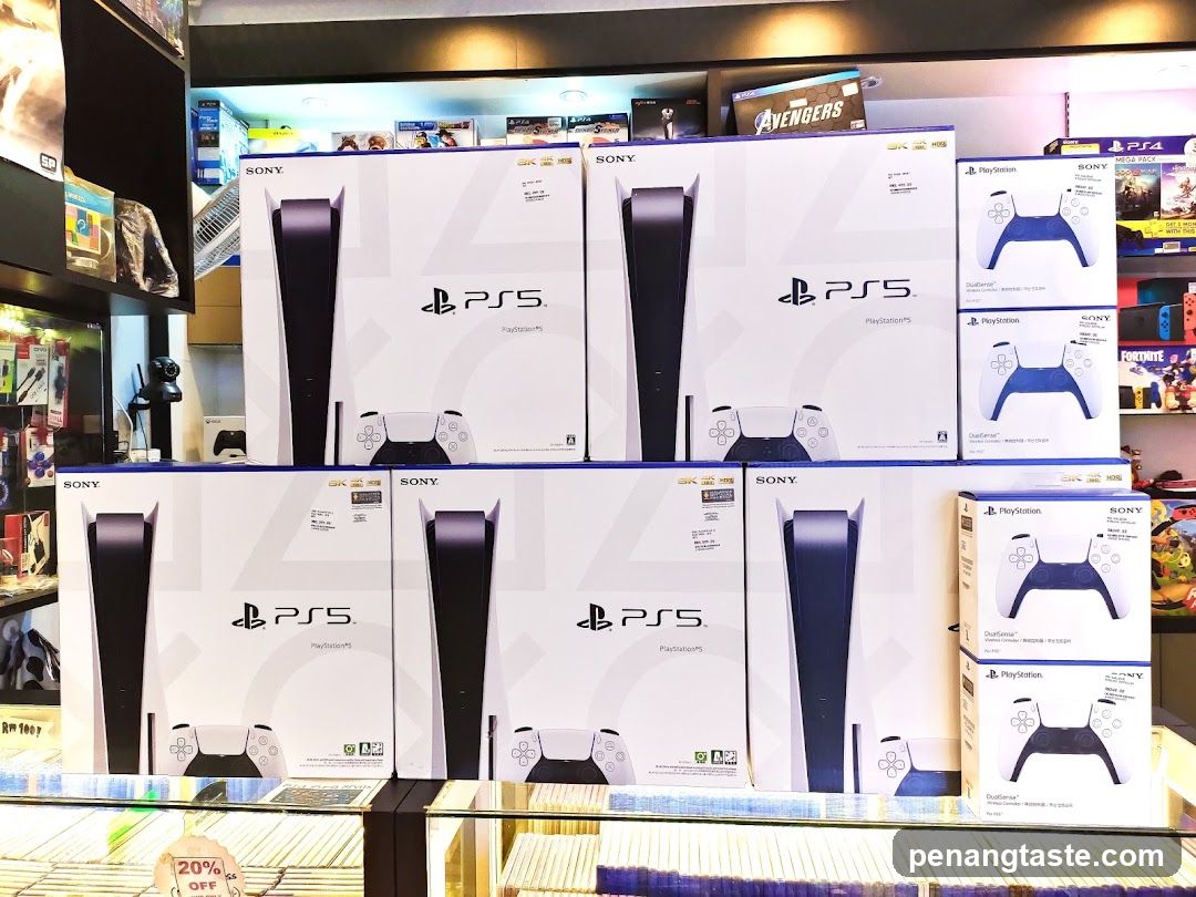 PS5 Console Display in Store