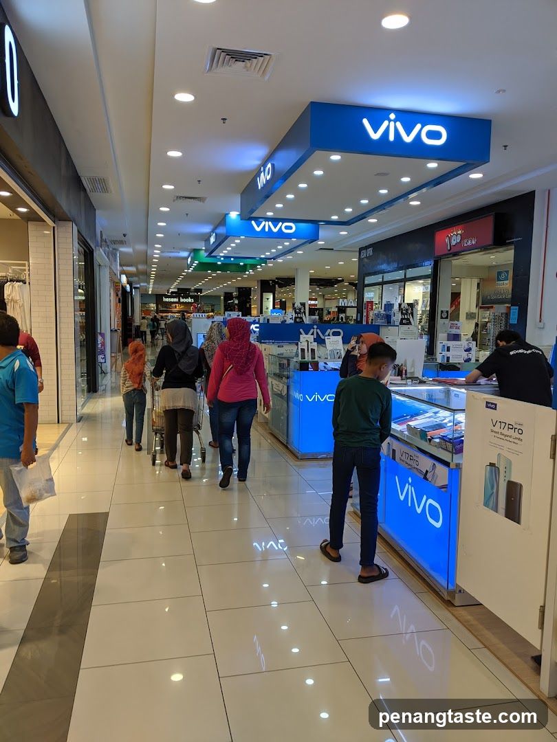 Shopping Mall Interior with Vivo Store