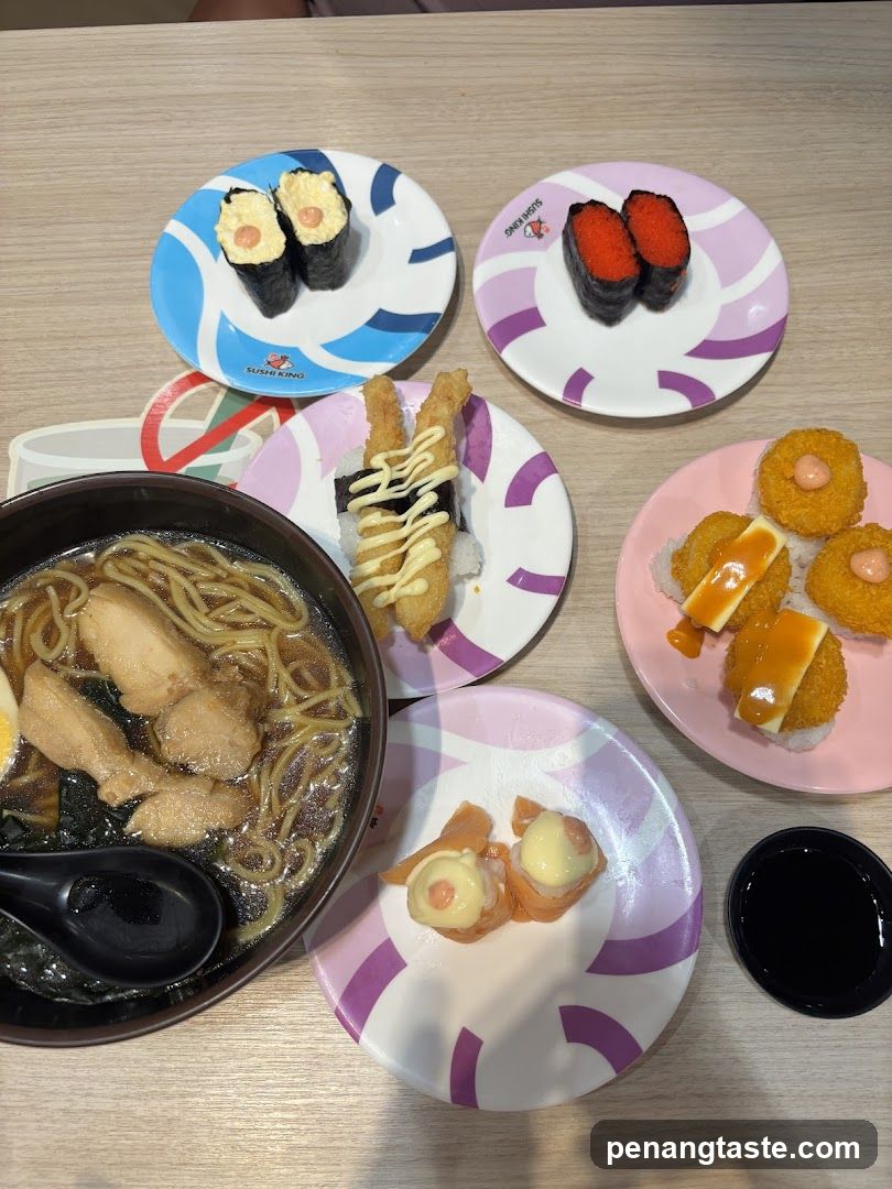 Sushi and Ramen Spread