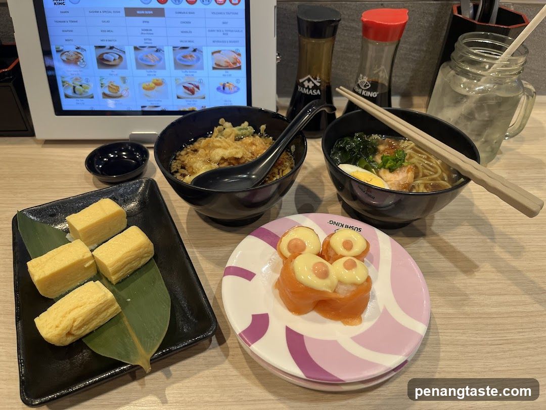 Ramen and Sushi Meal