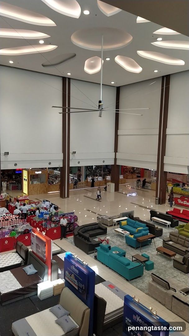 Shopping Mall Interior with Furniture Display