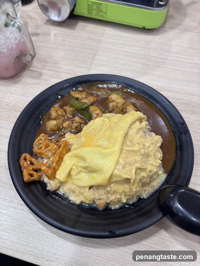 Curry Rice Bowl with Egg and Tofu