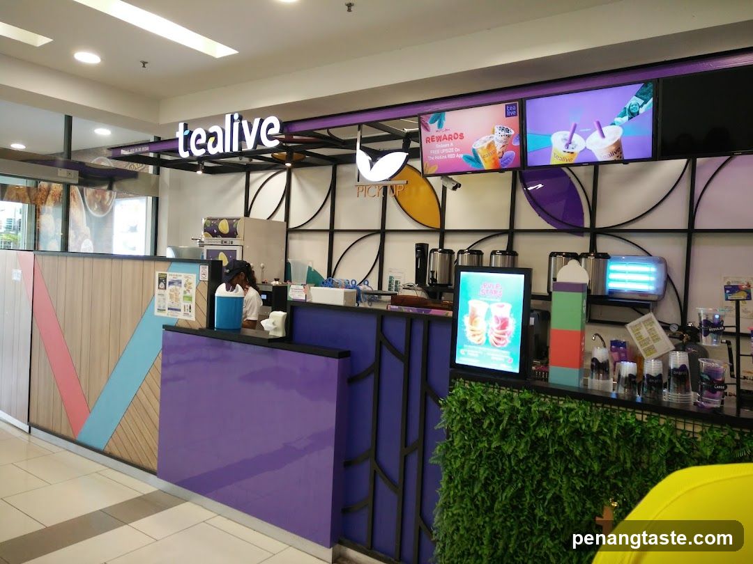 Tealive Store Interior