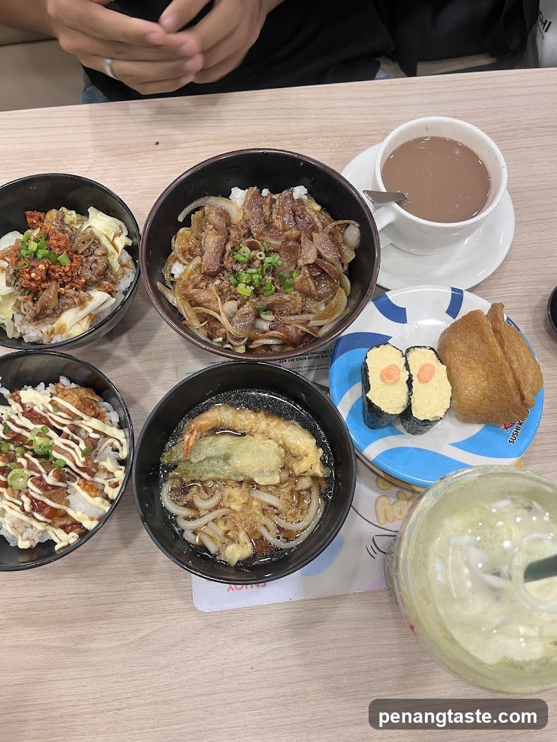 Food Spread on Table
