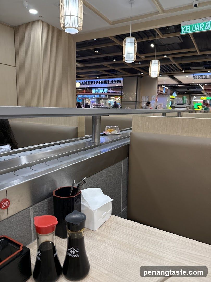 Restaurant Interior Table View