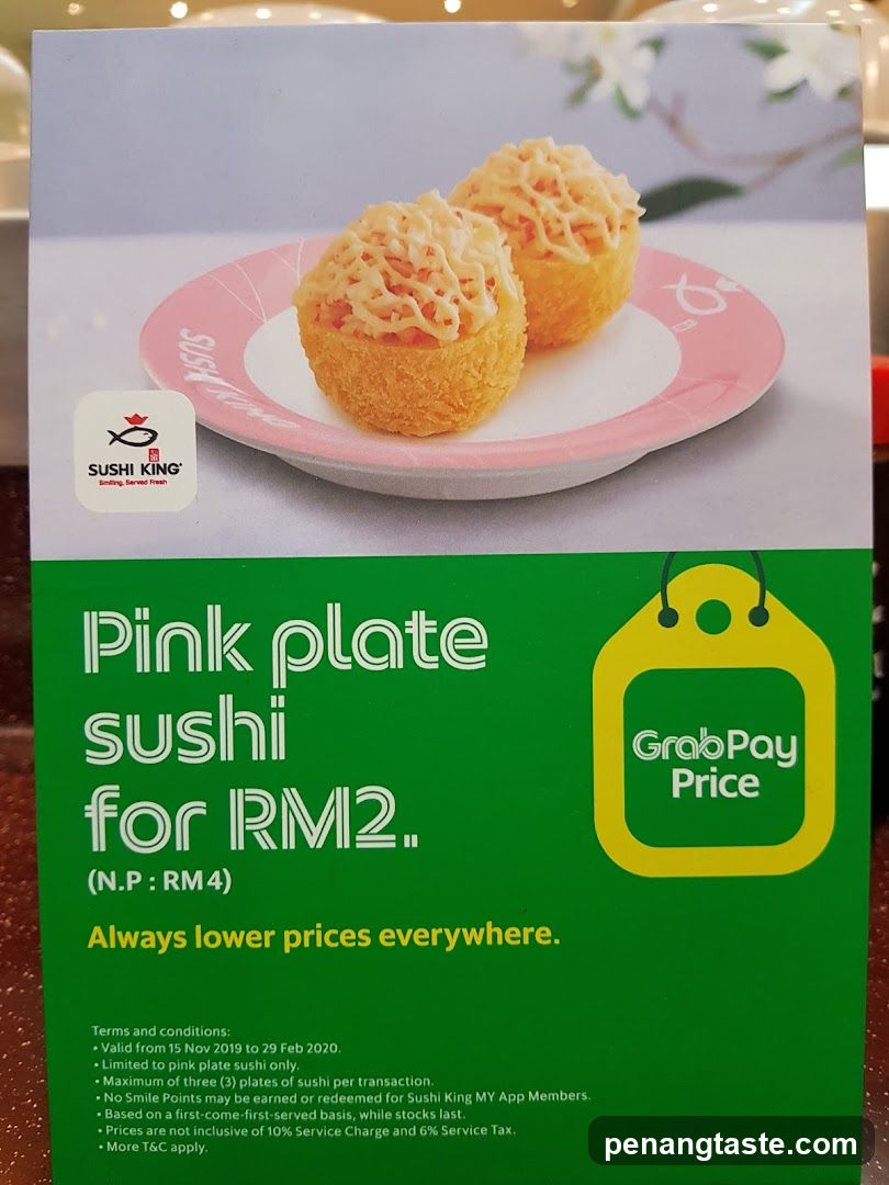 Sushi King Pink Plate Sushi Promotion