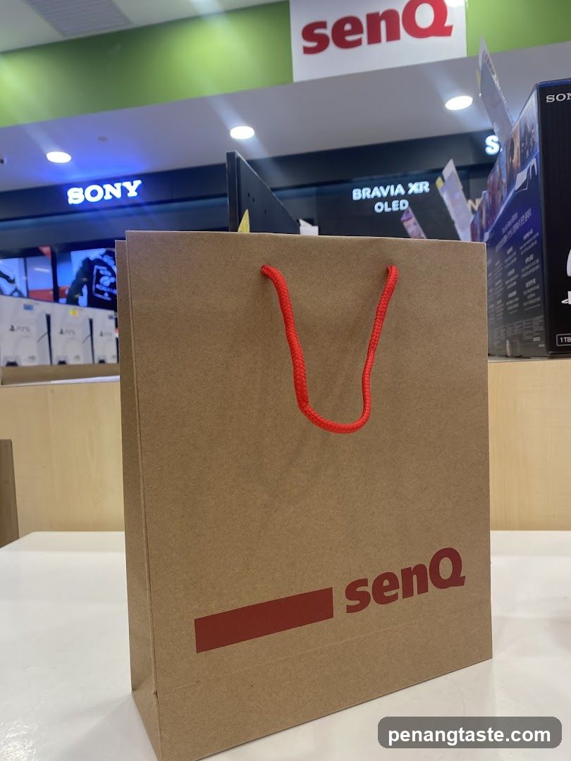 Shopping Bag in Electronics Store