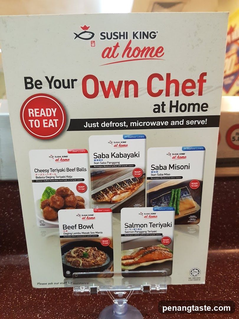 Sushi King at Home Display