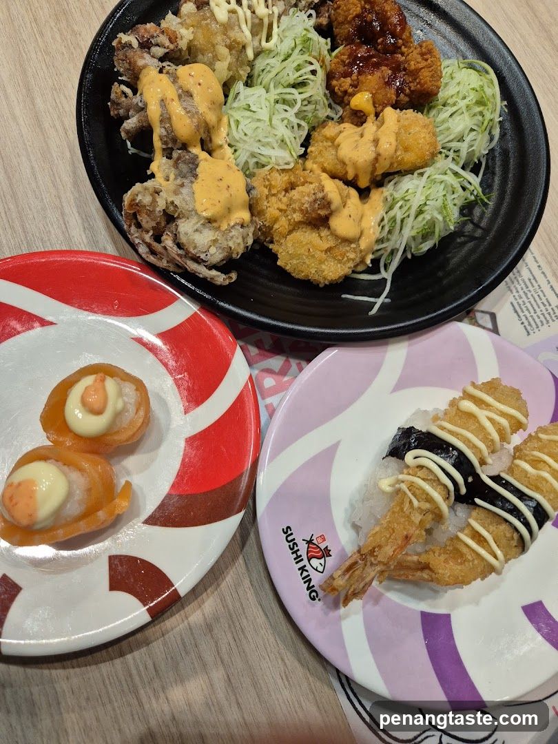 Sushi King Food Spread