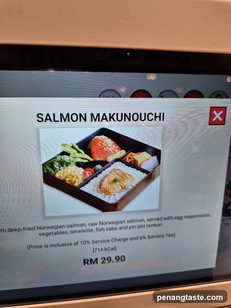 Salmon Makunouchi Bento Box