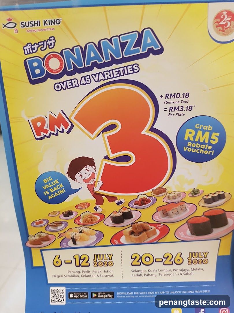 Sushi King Bonanza Promo Flyer