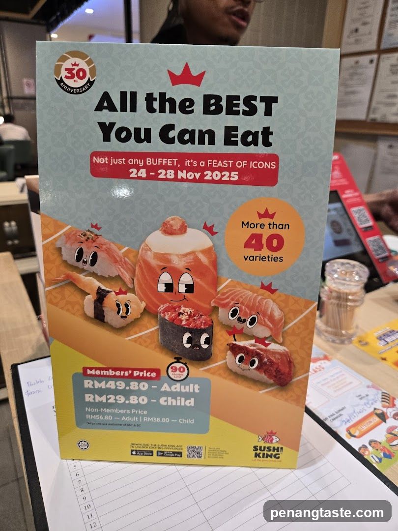 Sushi King Buffet Flyer