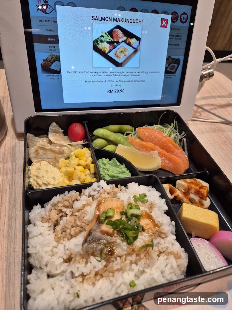 Salmon Makunouchi Bento Box