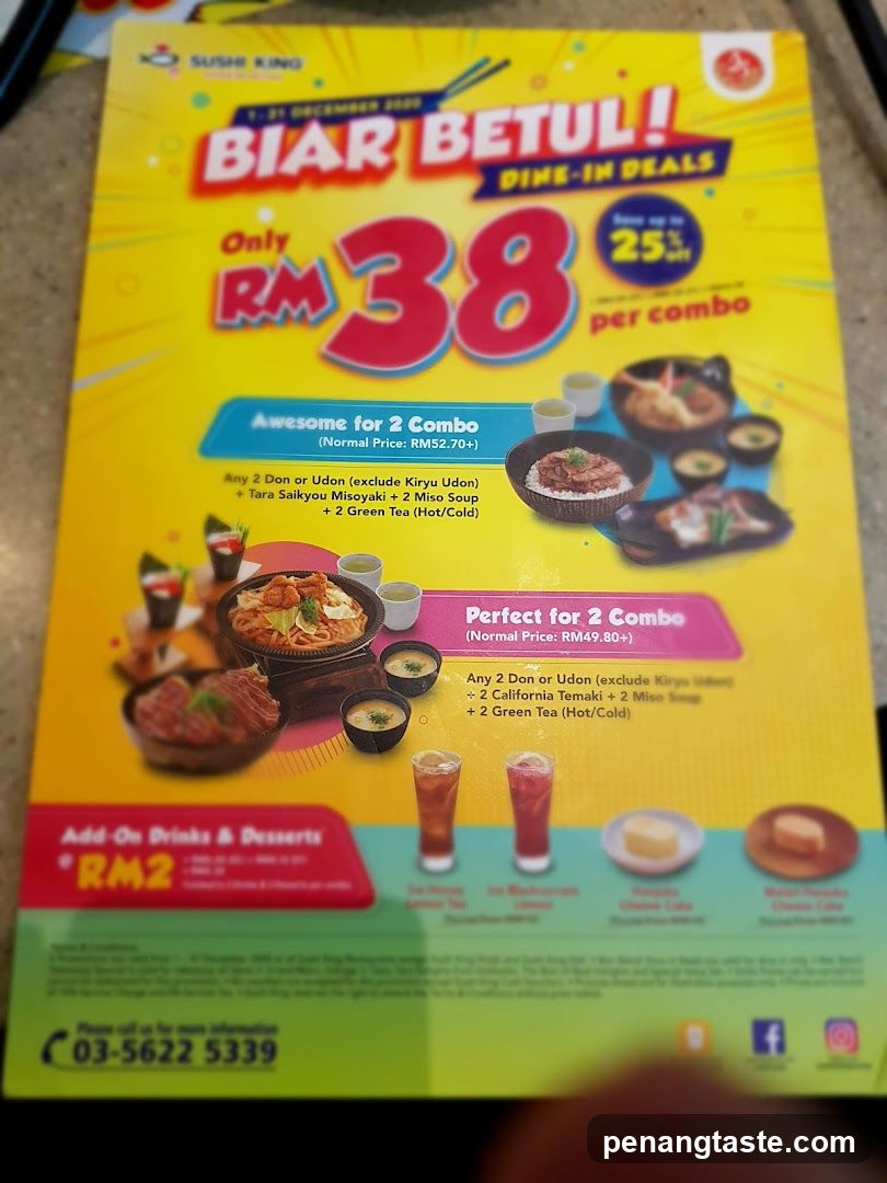 Sushi King Promo Flyer