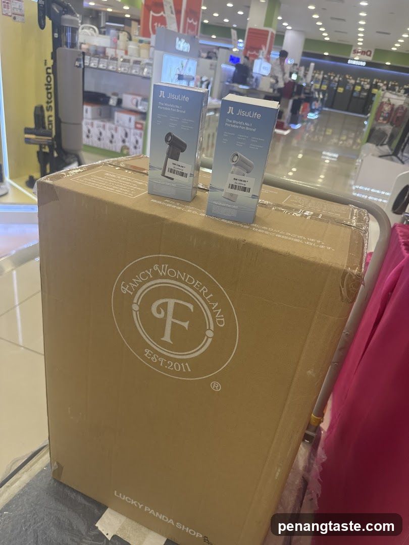 Shopping Mall Interior with Product Display