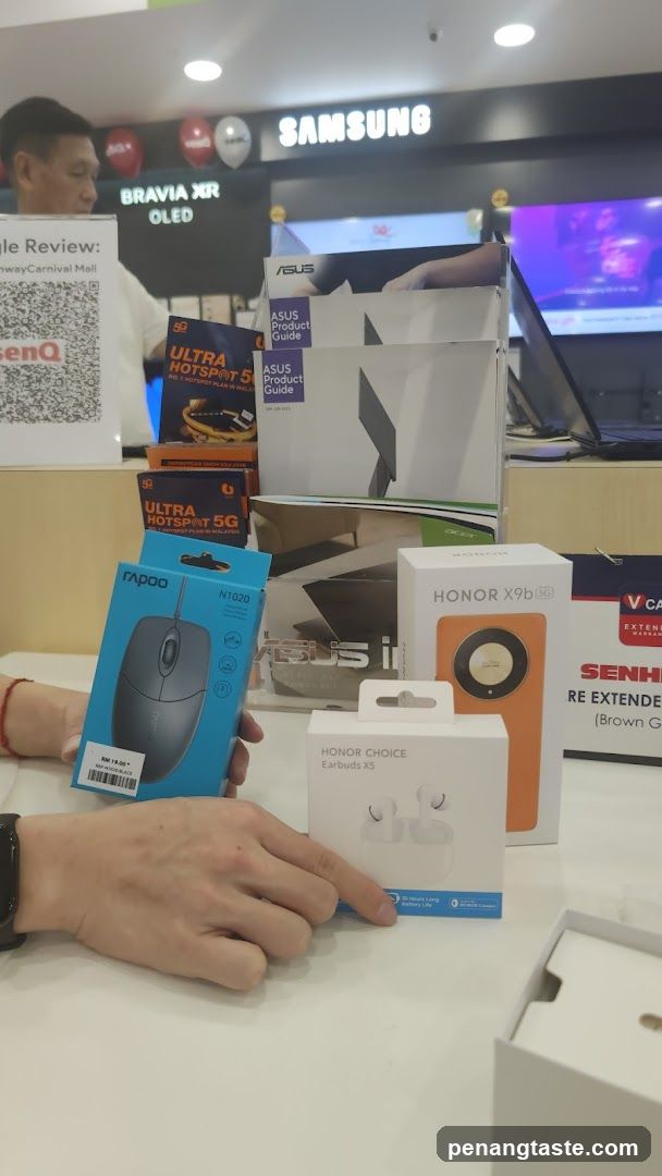 Electronics Store Interior Display